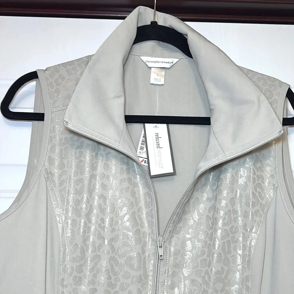 Christopher & Banks stylish beige